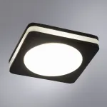 Встраиваемый светильник Arte Lamp Tabit A8432PL-1BK Цвет арматуры Черный Цвет плафонов Белый