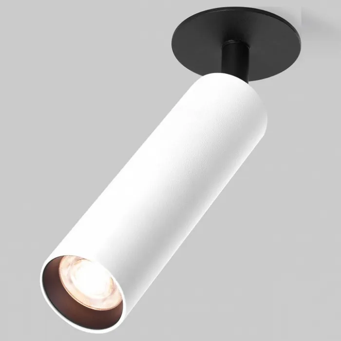 Спот Elektrostandard Diffe Diffe белый/черный 8W 4200K (25040/LED) от ImperiumLoft