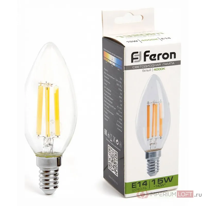 Лампа светодиодная Feron LB-717 E14 15Вт 4000K 38258 от ImperiumLoft
