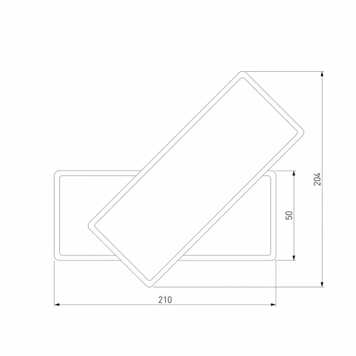 Накладной светильник Eurosvet Twirl 90316/2 черный 18W от ImperiumLoft