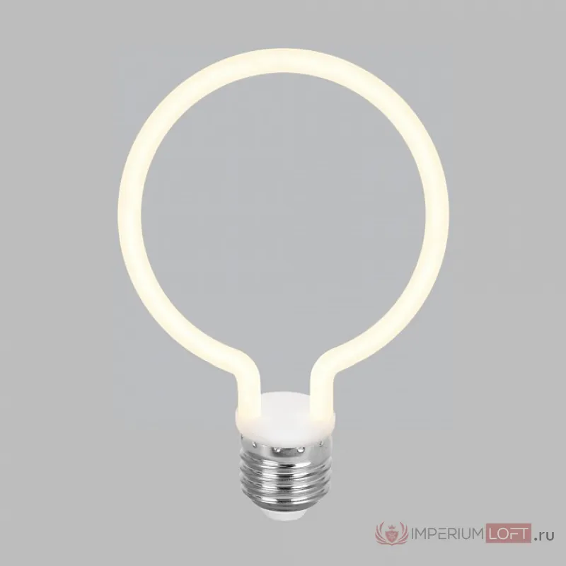 Лампа светодиодная Elektrostandard BL156 E27 4Вт 2700K a047196 Цвет арматуры никель Цвет плафонов белый от ImperiumLoft