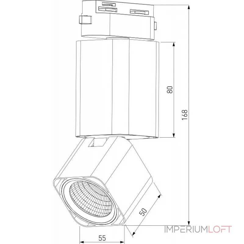 Трековый светильник Elektrostandard Cubus a062877