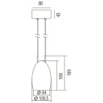 Подвесной светильник Donolux DL18691 DL18691/WW-S White 