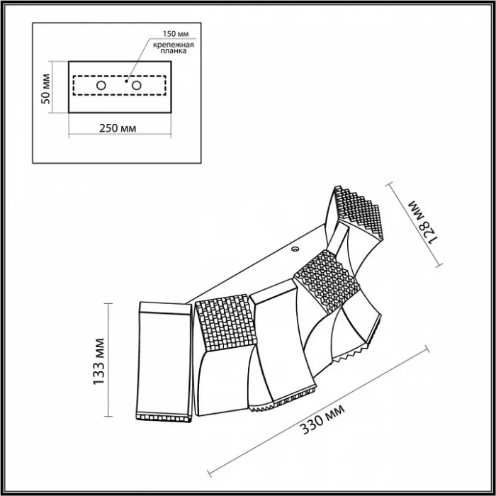 Бра Odeon Light Asturo 4993/12WL от ImperiumLoft