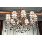 Подвесная люстра Maytoni Triumph ARM288-08-G Цвет арматуры кремовый Цвет плафонов кремовый от ImperiumLoft