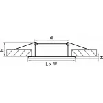 Встраиваемый светильник Lightstar Lega 011037 от ImperiumLoft