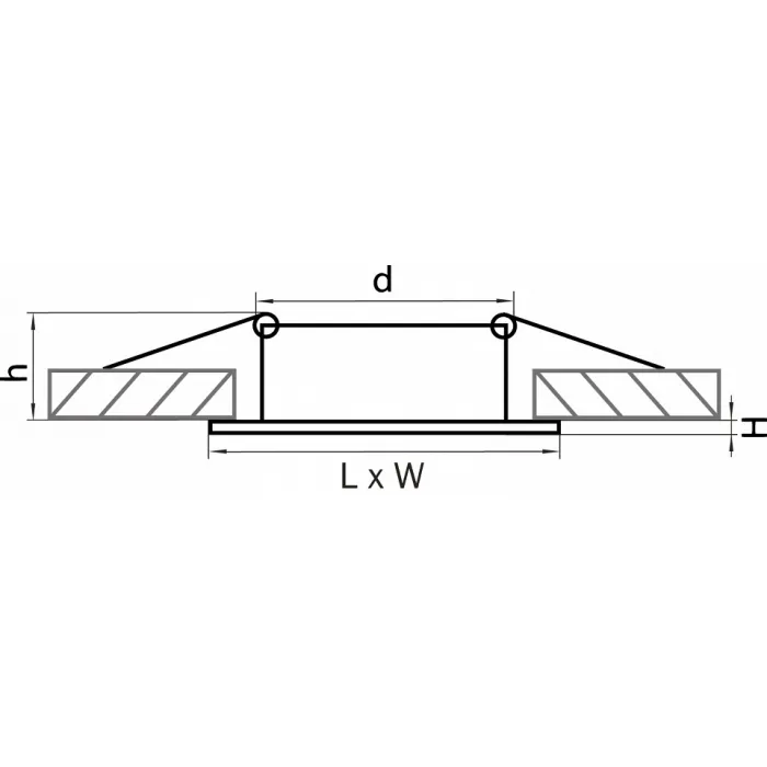 Встраиваемый светильник Lightstar Lega 011037 от ImperiumLoft