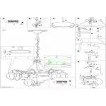 Подвесная люстра Eglo ПРОМО Imperial 82743 Цвет арматуры коричневый от ImperiumLoft