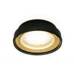 Встраиваемый светильник Ambrella Techno 7 TN348 Цвет плафонов янтарный Цвет арматуры черный от ImperiumLoft