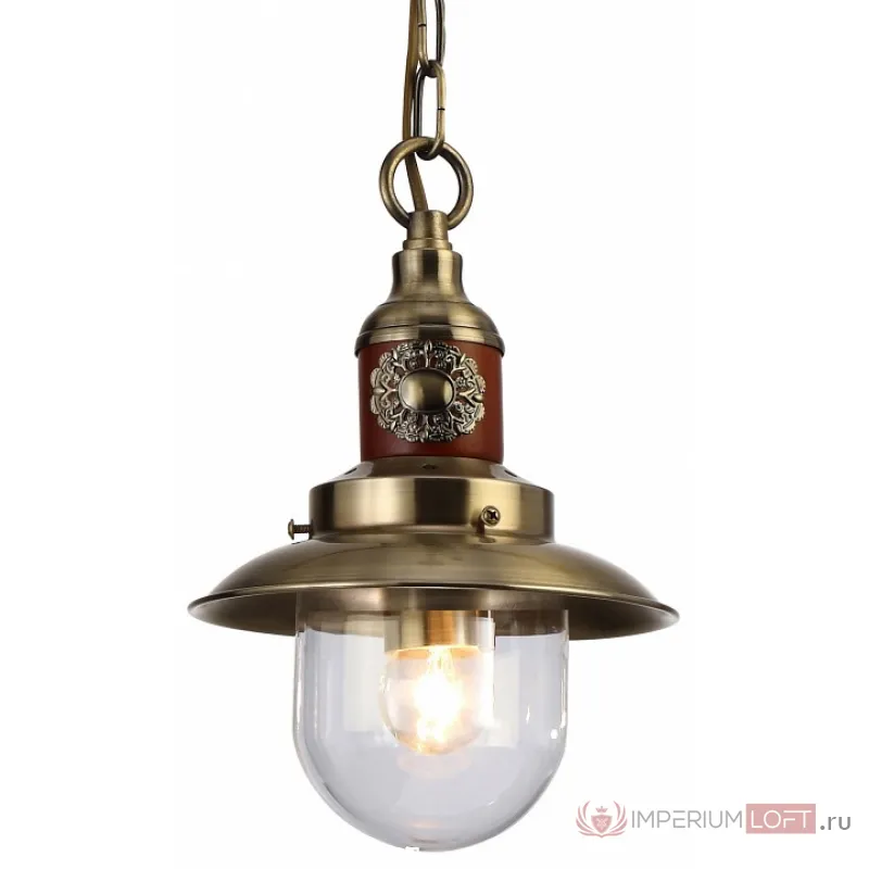 Подвесной светильник Arte Lamp Sailor A4524SP-1AB Цвет арматуры бронза Цвет плафонов прозрачный от ImperiumLoft
