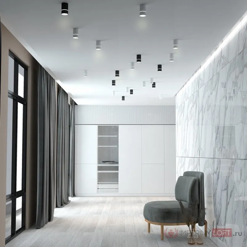 Накладной светильник Novotech Elina 370731 Цвет плафонов черный от ImperiumLoft