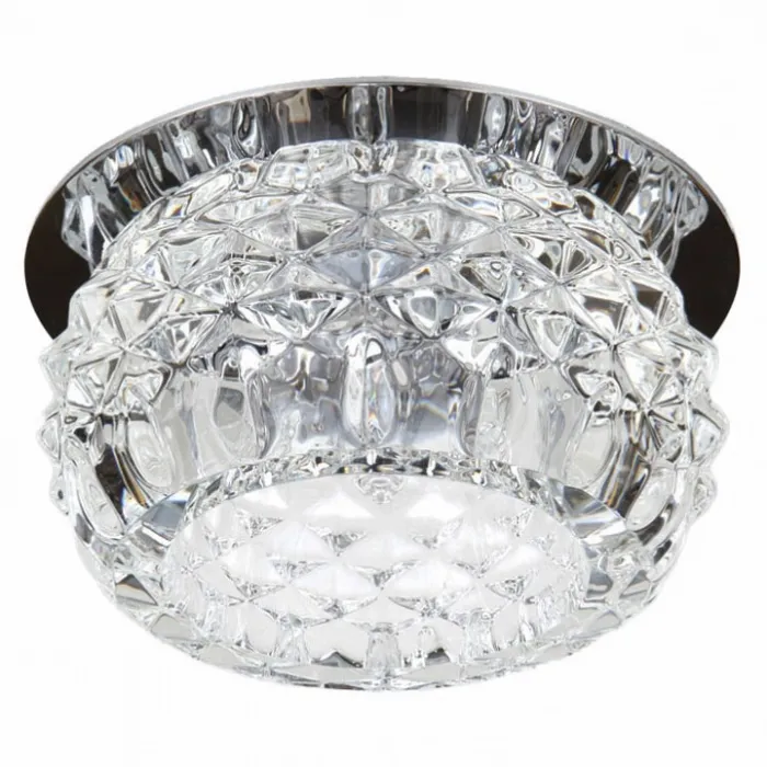 Встраиваемый светильник Lightstar Cesare 004254-G9 Цвет арматуры хром Цвет плафонов прозрачный от ImperiumLoft
