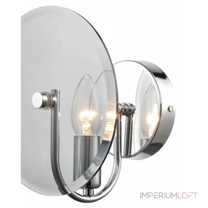 Бра Vele Luce Siena VL3223W01 Цвет арматуры хром Цвет плафонов серый Бра Vele Luce Siena VL3223W01 Цвет арматуры хром Цвет плафонов серый