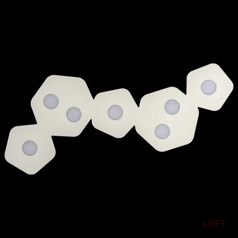 Накладной светильник Mantra Area 6640 Цвет арматуры белый Цвет плафонов белый