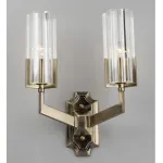 Бра Omnilux Ledro OML-69901-02 Цвет арматуры бронза Цвет плафонов прозрачный от ImperiumLoft