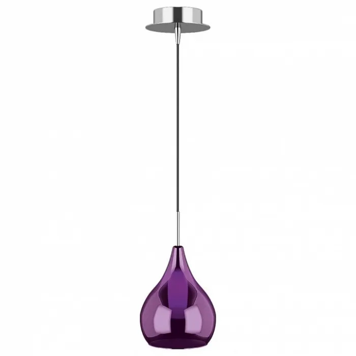 Подвесной светильник Lightstar Pentola 803039 Цвет арматуры хром Цвет плафонов фиолетовый от ImperiumLoft