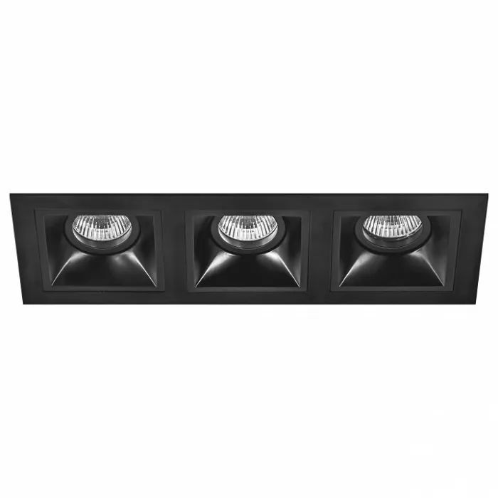Встраиваемый светильник Lightstar Domino D537070707 цвет арматуры черный от ImperiumLoft