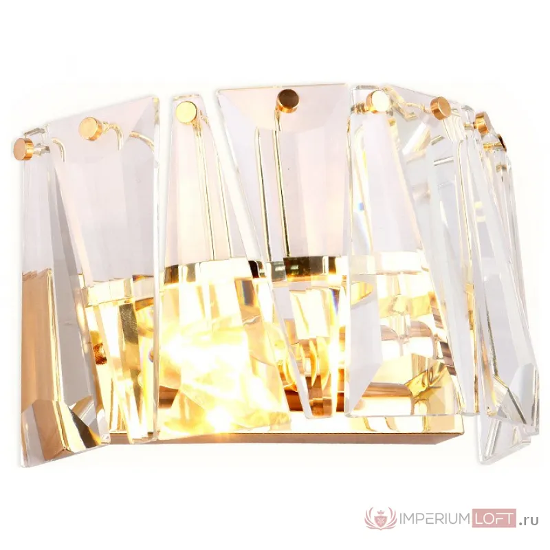 Накладной светильник Ambrella Traditional 13 TR5176 Цвет плафонов прозрачный Цвет арматуры золото от ImperiumLoft