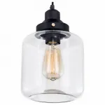Подвесной светильник Citilux Эдисон CL450206 Цвет арматуры черный Цвет плафонов прозрачный от ImperiumLoft