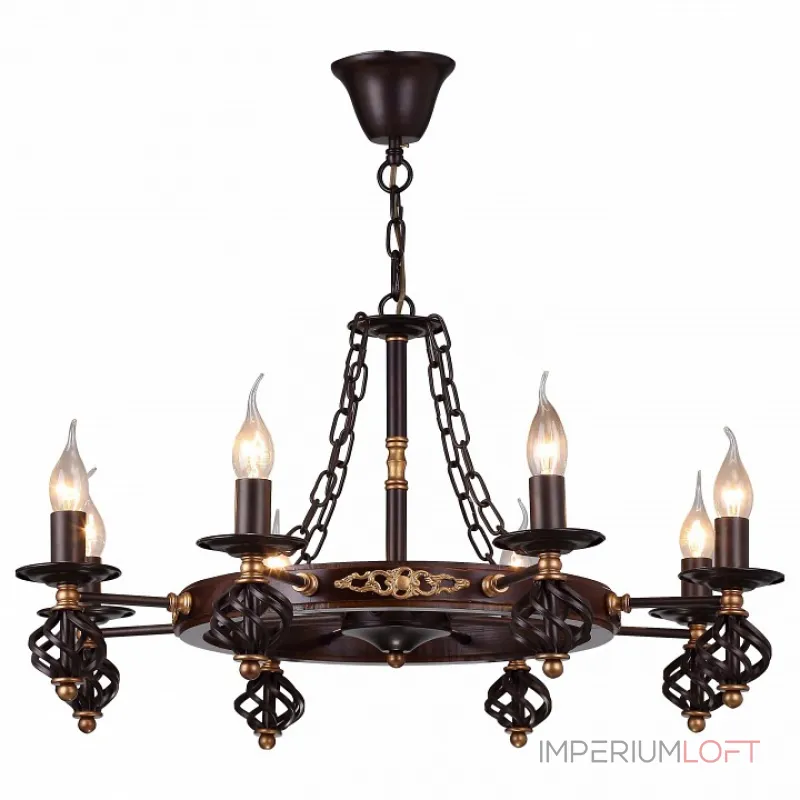 Подвесная люстра Arte Lamp Cartwheel A4550LM-8CK 