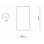 Накладной светильник Donolux N1595 N1595White/RAL9003