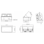 Розетка выдвижная с заземлением и шторками и Ethernet RJ-45 Donolux Donel DPB6AL