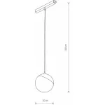 Трековый светильник Nowodvorski Lid 10153