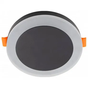 Встраиваемый светильник Denkirs DK402 DK4020-BK цвет арматуры черный цвет плафонов черный