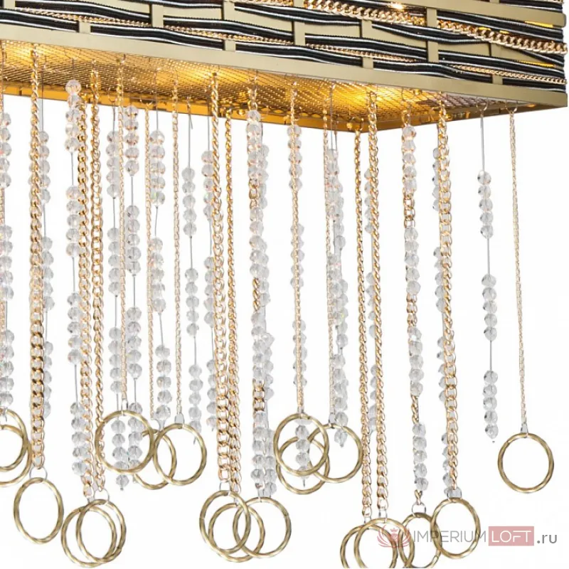 Подвесной светильник Lucia Tucci Perso PERSO 4930.6 gold&black Цвет плафонов золото Цвет арматуры золото от ImperiumLoft
