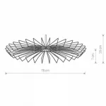 Плафон металлический Nowodvorski Cameleon Umbrella G/BL 8575 цвет плафонов золото от ImperiumLoft