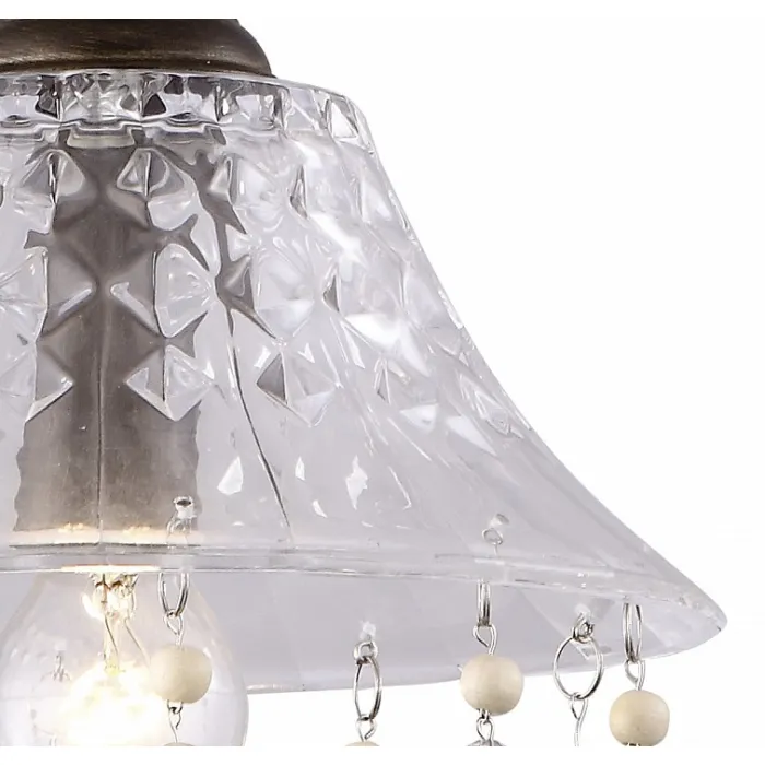 Подвесной светильник Arte Lamp Bells A1791SP-1BG Цвет арматуры медь Цвет плафонов прозрачный от ImperiumLoft
