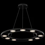 Подвесной светильник Maytoni Fad MOD070PL-L63B3K Цвет арматуры черный Цвет плафонов белый от ImperiumLoft