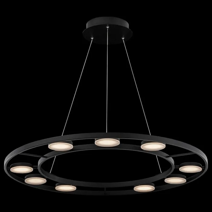 Подвесной светильник Maytoni Fad MOD070PL-L63B3K Цвет арматуры черный Цвет плафонов белый от ImperiumLoft