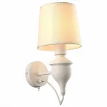 Бра Arte Lamp Sergio A3326AP-1WH Цвет арматуры белый Цвет плафонов белый