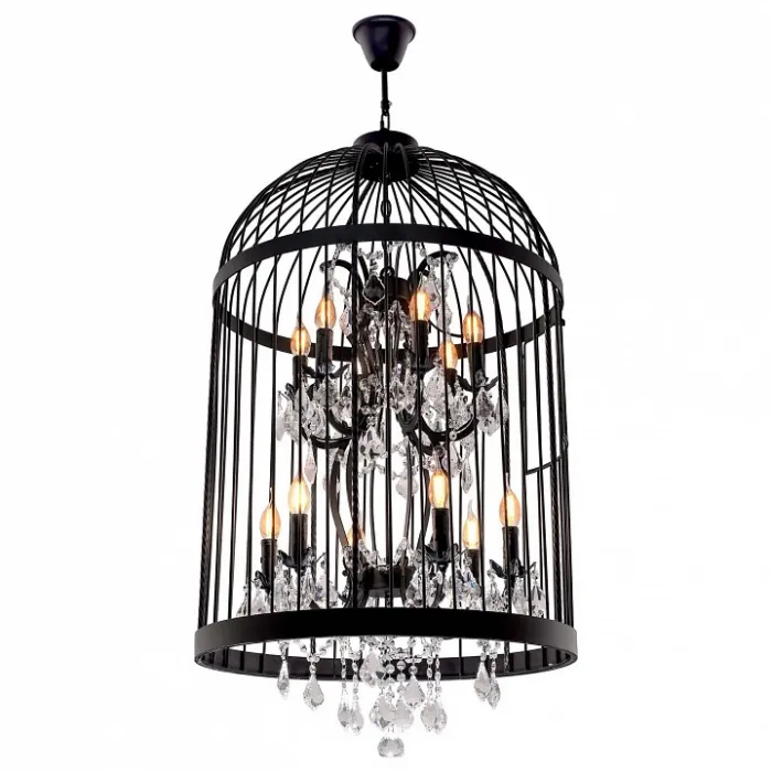 Подвесная люстра Loft it 1891 LOFT1891/12 Цвет арматуры черный Цвет плафонов прозрачный от ImperiumLoft