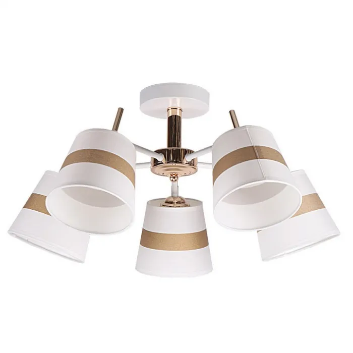 Люстра на штанге Imex MD.51151 MD.51151-5-S FGD Цвет арматуры золото от ImperiumLoft