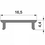 Профиль накладной  Deko-Light P-01-12 983028