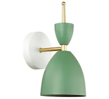 Бра Lumion Gemma 3785/1W Цвет арматуры золото Цвет плафонов зеленый