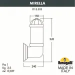 Светильник на штанге Fumagalli Sauro D15.505.000.LXE27