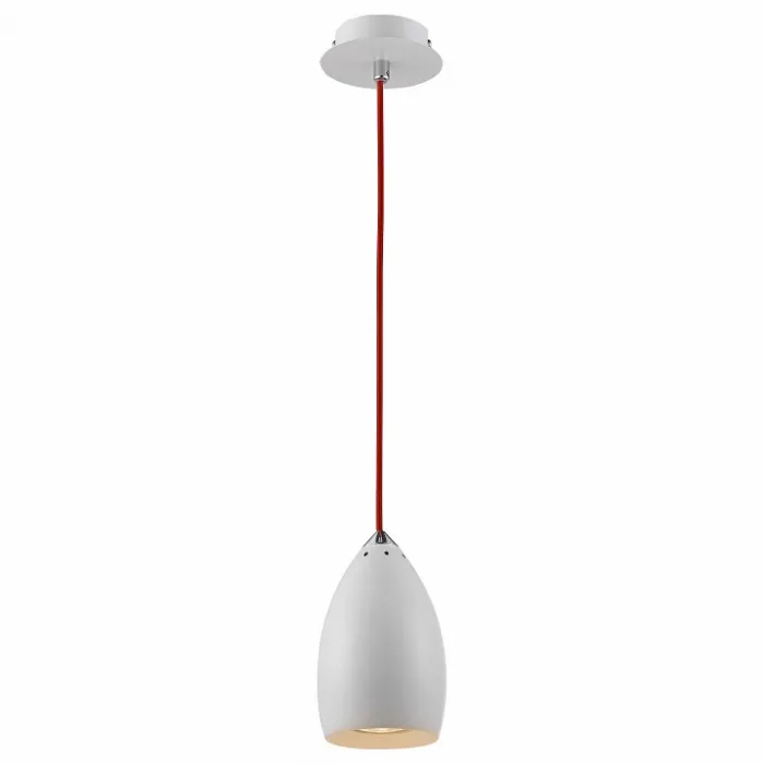 Подвесной светильник Arte Lamp Atlantis A4005SP-1WH Цвет арматуры белый Цвет плафонов белый от ImperiumLoft
