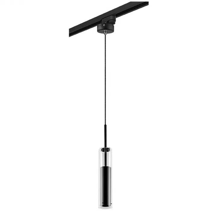 Подвесной светильник Lightstar Cilino L1T756017 Цвет плафонов черный Цвет арматуры черный от ImperiumLoft
