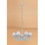 Подвесная люстра Citilux Канон CL412172 Цвет арматуры белый Цвет плафонов серебро от ImperiumLoft
