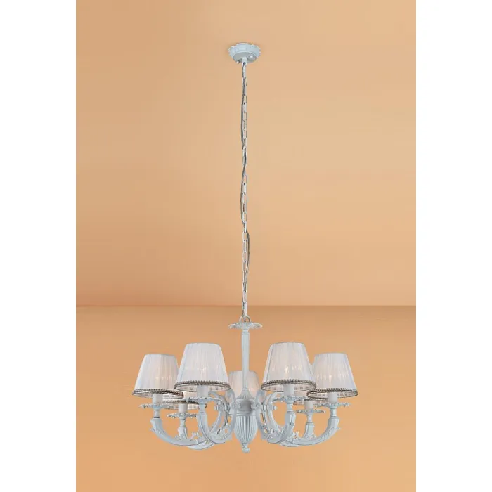 Подвесная люстра Citilux Канон CL412172 Цвет арматуры белый Цвет плафонов серебро от ImperiumLoft