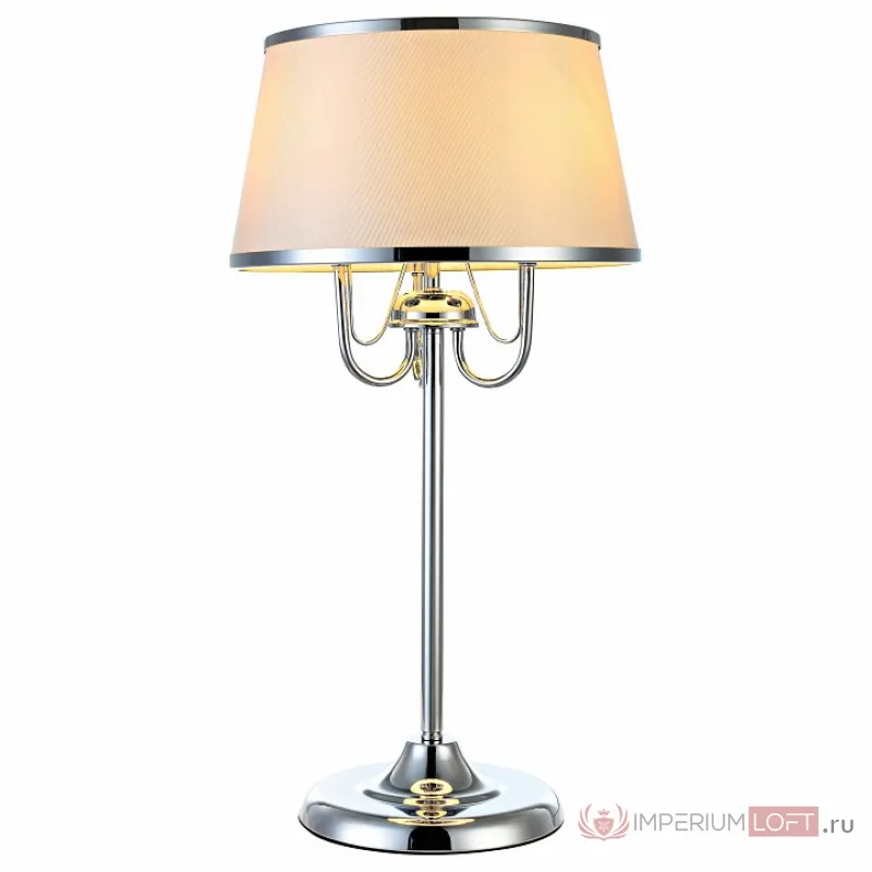 Настольная лампа декоративная Arte Lamp Aurora A1150LT-3CC Цвет арматуры хром Цвет плафонов хром от ImperiumLoft