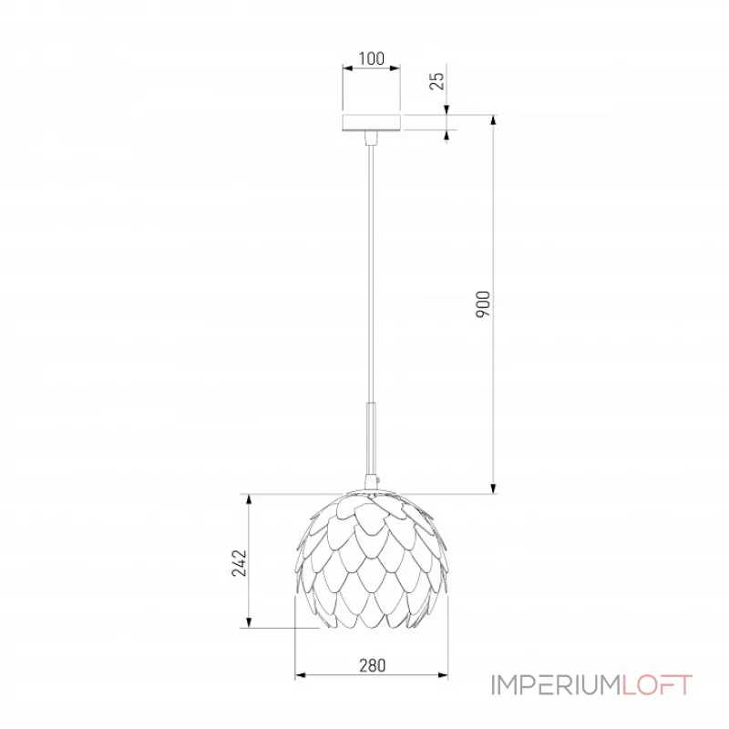 Подвесной светильник Eurosvet Cedro 304/1 Цвет плафонов хром Цвет арматуры хром от ImperiumLoft Подвесной светильник Eurosvet Cedro 304/1 Цвет плафонов хром Цвет арматуры хром от ImperiumLoft