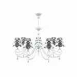 Подвесная люстра Lamp4You Classic 20 E3-07-WM-LMP-O-2-CRL-E3-07-TR-UP Цвет плафонов черно-белый от ImperiumLoft