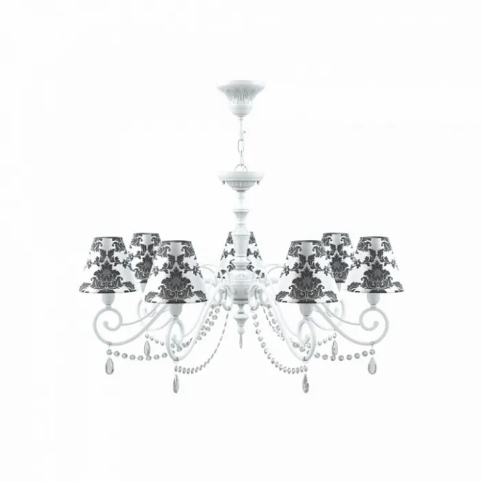 Подвесная люстра Lamp4You Classic 20 E3-07-WM-LMP-O-2-CRL-E3-07-TR-UP Цвет плафонов черно-белый от ImperiumLoft