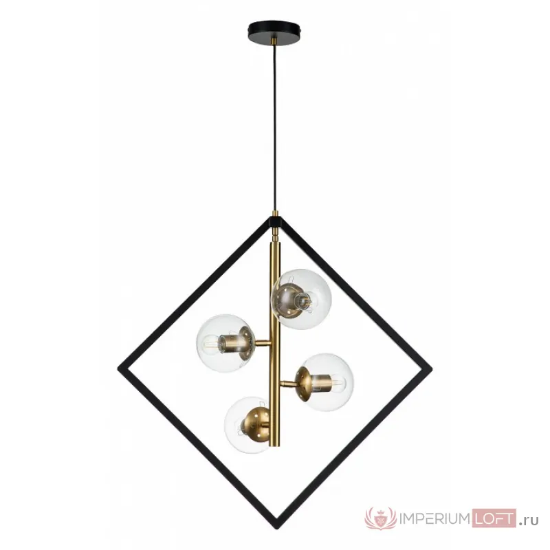 Подвесная люстра Indigo Faccetta 13005/A/4P Black от ImperiumLoft