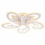 Накладной светильник Ambrella Original 2 FA512/5 WH белый 120W 610*580*80 (ПДУ РАДИО 2.4G) Цвет арматуры белый Цвет плафонов белый от ImperiumLoft