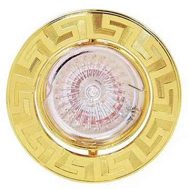 Встраиваемый светильник Horoz Electric HRZ00000572 Цвет арматуры золото Цвет плафонов золото